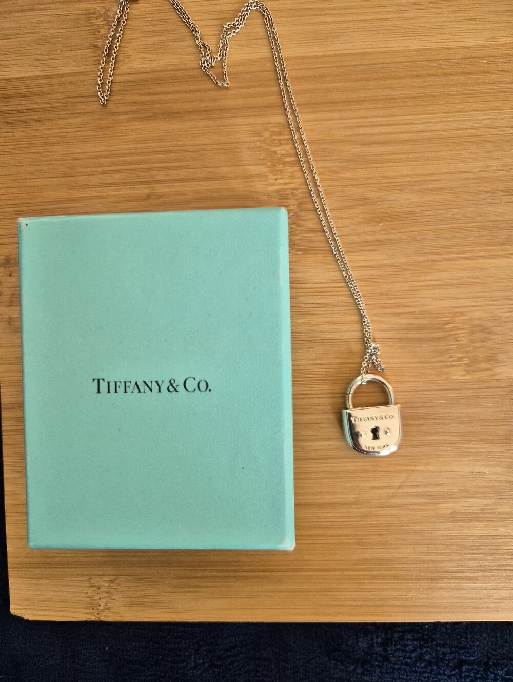 Tiffany & Co. Silver Padlock Pendant Necklace - Picture 3 of 11